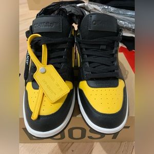 Out Of Office Sneakers
Color: Black & Yellow